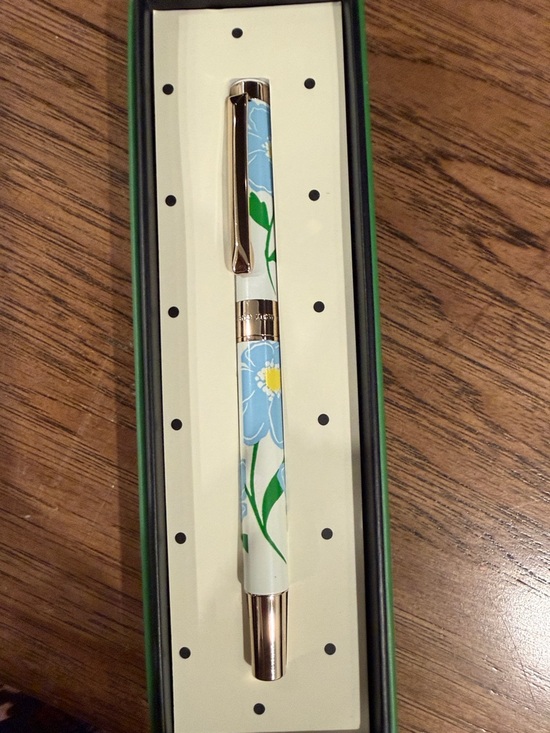 kate spade Other - kate spade Sunshine Floral Ballpoint Pen with Green Logo Presentation Gift Box